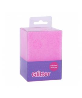 Apli Cubilete de Silicona Portalapices Glitter Collection - Tacto Suave - Resistente y Flexible - Facil de Limpiar - Versatil pa
