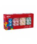 Apli Pack con 4 Rollos de Gomets Geometricos - 1081 Gomets por Rollo - Adhesivo Permanente - 4.324 Gomets en Total - Ideales par