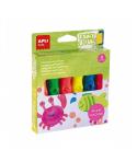 Apli Kids Pack de 6 Temperas en Tubo con Pincel 14ml - Practico y Sin Limpieza - Fomenta Creatividad y Colaboracion - Colores Su