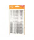 Apli Numeros Adhesivos - 420 Caracteres - Identificacion Rapida y Limpia - Color Negro