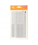 Apli Numeros Adhesivos - 420 Caracteres - Identificacion Rapida y Limpia - Color Negro