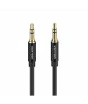 Vention Cable Estereo Jack 3.5 Macho a Jack 3.5 Macho - 1m - Color Negro