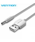Vention Cable Conversor USB Macho a DC 3.5mm Macho - 1.5m - Color Blanco