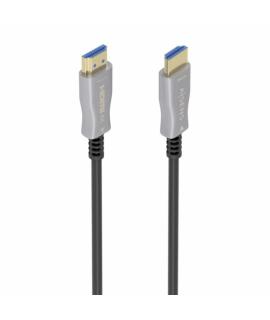 Aisens Cable HDMI V2.0 AOC Premium Alta Velocidad con Ethernet - Conectores Tipo a Macho - Fibra Optica y Cobre - Blindaje en Or