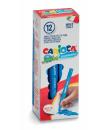 Carioca Jumbo Rotulador - Cuerpo Octogonal Maxi - Tinta Superlavable - Punta Maxi 6mm Bloqueada - Tapa Ventilada - Color Varios