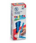 Carioca Jumbo Rotulador - Cuerpo Octogonal Maxi - Tinta Superlavable - Punta Maxi 6mm Bloqueada - Tapa Ventilada - Color Varios