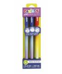Carioca Oops Easy Pack de 3 Boligrafos Borrables - Tinta Termo Sensible - Cuerpo con Efecto Degradado - Punta de Ø 0.7mm - Doble