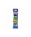 Carioca Sfera Flowpack Pack de 4 Boligrafo - Punta Ø 1mm - Capuchon y Retro del Color de la Tinta - Escritura Super Deslizante -