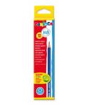 Carioca Pack de 12 Lapices de Grafito HB - Facil de Borrar y Sacar Punta - Cuerpo Triangular Agradable al Tacto - Mina Resistent