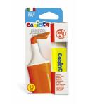 Carioca Memolight Subrayador - Color Brillante y Lavable - Tinta a Base de Agua - Punta Biselada - Color Amarillo