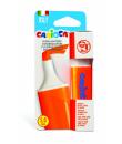 Carioca Memolight Subrayador - Punta Biselada de 5mm - Color Brillante y Lavable - Tinta a Base de Agua - Color Naranja