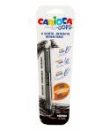 Carioca Oops Blister Boligrafo Borrable - Termo Sensible - Empuñadura Ergonomica Triangular - Punta de 0.7mm - Recambios Compati