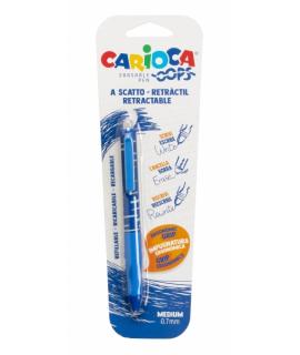 Carioca Oops Boligrafo Borrable - Termo Sensible - Empuñadura Ergonomica Triangular - Punta de Ø 0.7mm - Recambios Compatibles -