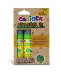 Carioca Eco Family Pack de 2 Pegamentos de Barra - Ideal para Casa, Colegio y Oficina - Pega Papel, Fotos y Tejidos - sin Disolv