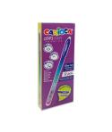 Carioca Oops Easy Pack de 12 Boligrafos Borrables - Tinta Termo Sensible - Cuerpo con Efecto Degradado - Punta de Ø 0.7mm - Dobl