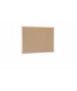 Bi-Office Tablero de Corcho 1 Cara 400x300mm Marco Natural