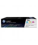 HP CF341A Pack de Cartuchos de Toner Original Magenta, Amarillo y Cyan - 126A