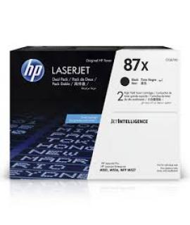HP CF287XD Negro Pack de 2 Cartuchos de Toner Original - 87X