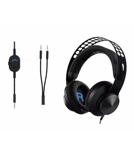 Lenovo Legion H300 Auriculares Gaming con Microfono - Microfono con Cancelacion de Ruido - Espuma Viscoelastica - Piel Sintetica