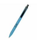Dohe Elegance Pack de 4 Boligrafos - Punta Fina de 0,5mm - Fabricados en Aluminio - Tacto Soft - Color Azul