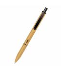 Dohe Elegance Pack de 4 Boligrafos - Punta Fina de 0,5mm - Fabricados en Aluminio - Tacto Soft - Color Ocre