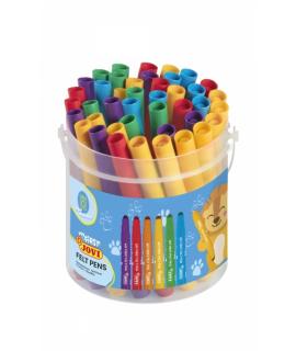 Jovi My First Felt Pen Bote 36 Rotuladores - Punta Antihundimiento - Facil Deslizamiento - Color Surtido