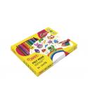 Jovi Felt Pens Caja de 144 Rotuladores - Punta Resistente - Capuchon Ventilado - Grip Triangular Ergonomico - Tinta de Gran Fija