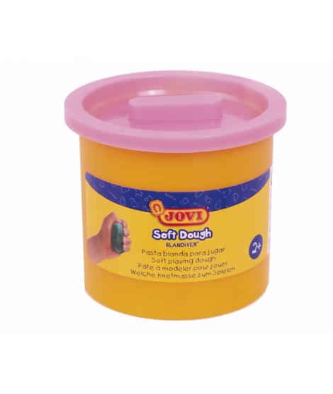 Jovi Soft Dough Blandiver Estuche de 5 Botes 110gr - Rosa Pasta Blanda y Flexible - Facil de Amasar y Moldear - Ideal para Inici