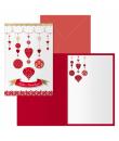 Dohe Carrusel Pack de 6 Tarjetas de Felicitacion Navideña con Sobre - Tamaño Cerrada 11.5x17cm, Abierta 23x17cm - Papel Offset -