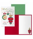 Dohe Cascabel Pack de 6 Tarjetas de Felicitacion Navideña con Sobre - Tamaño Cerrada 11.5x17cm, Abierta 23x17cm - Papel Offset -