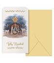 Dohe Maria Pack de 6 Tarjetas/Billeteros de Felicitacion Navideña con Sobre - Tamaño 9x16cm - Papel Offset - Impresas a todo Col