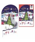 Dohe Mañana de Navidad Pack de 6 Tarjetas Desplegables de Felicitacion Navideña con Sobre - Impresas a todo Color
