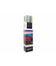 Fabrisa ColorPlus Expositor de 30 Rollos de Papel Regalo - Papel Kraft Verjurado de 70gr - Medidas del Rollo 1x3m - Colores Surt