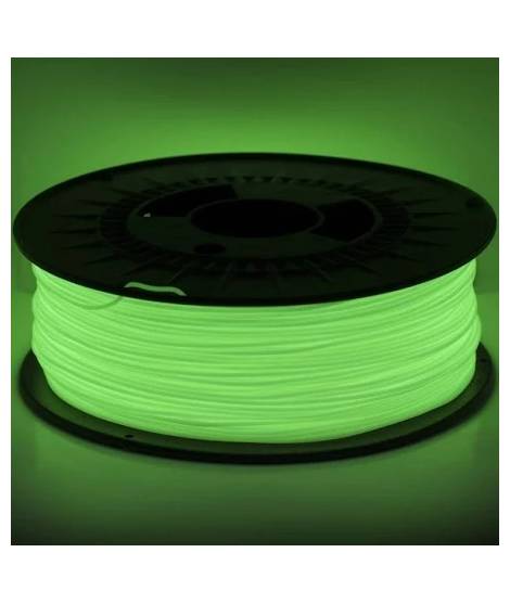 Filamento 3D PLA - Diametro 1.75mm - Bobina 1kg - Color Brillo en la Oscuridad