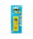 Olfa Pack de 10 Cuchillas de Respuesto para Cutters Olfa SK-10 - Acero Inoxidable