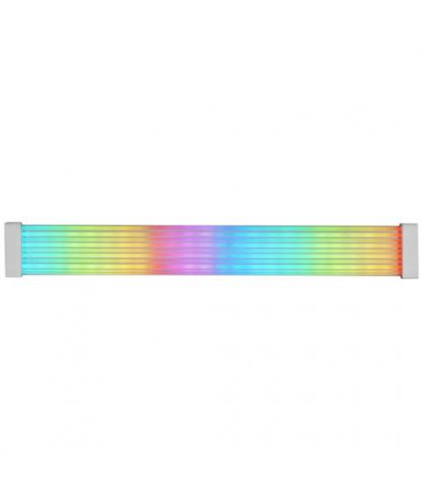 Mars Gaming MCA-16X/MCA-24X Tira de Iluminacion RGB - Efectos Personalizables - Silicona Duradera - Compatible con PCIe y 24 Pin