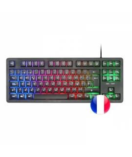 Mars Gaming MK023 Teclado Gaming - Tecnologia H-Mech RED - Iluminacion FRGB LED - Anti-Ghosting - Compatible con Windows, Linux,