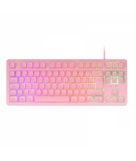 Mars Gaming MK023 Teclado Gaming - Tecnologia H-Mech RED - Iluminacion FRGB - Anti-Ghosting - Compatibilidad Universal - Estruct
