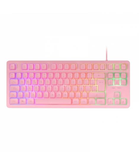 Mars Gaming MK023 Teclado Gaming - Tecnologia H-Mech RED - Iluminacion FRGB - Anti-Ghosting - Compatibilidad Universal - Estruct