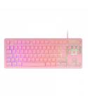 Mars Gaming MK023 Teclado Gaming - Tecnologia H-Mech RED - Iluminacion FRGB - Anti-Ghosting - Compatibilidad Universal - Estruct
