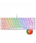 Mars Gaming MK60 Teclado Gaming Mecanico - Ultra-Compacto 60% - Switches Antipolvo - Iluminacion RGB - Teclas Imborrables - Anti