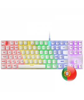 Mars Gaming MK80 Teclado Gaming Mecanico - Compacto TKL - Iluminacion RGB - Teclas Doble Inyeccion - Switches Antipolvo - Multip