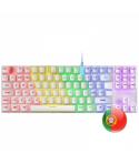 Mars Gaming MK80 Teclado Gaming Mecanico - Compacto TKL - Iluminacion RGB - Teclas Doble Inyeccion - Switches Antipolvo - Multip