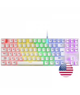 Mars Gaming MK80 Teclado Gaming Mecanico - TKL Compacto - Iluminacion RGB - Teclas Doble Inyeccion - Switches Antipolvo - Multip