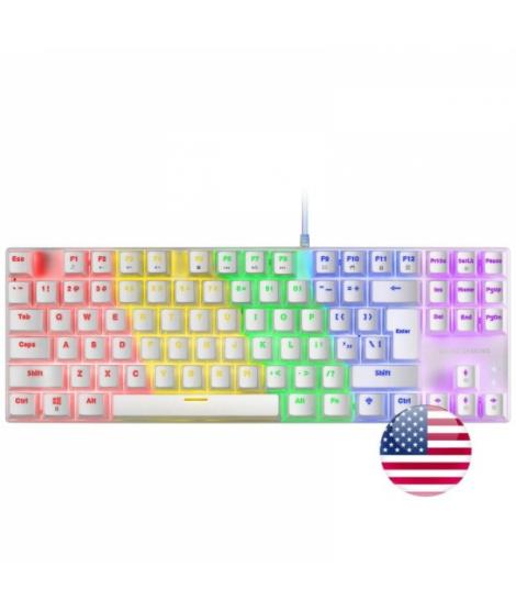 Mars Gaming MK80 Teclado Gaming Mecanico - TKL Compacto - Iluminacion RGB - Teclas Doble Inyeccion - Switches Antipolvo - Multip