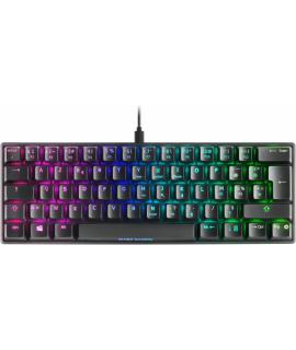 Mars Gaming MKMINI Teclado Gaming - Ultra-compacto 60% - Iluminacion FULL RGB - Switches Mecanicos OUTEMU PRO - Software Persona