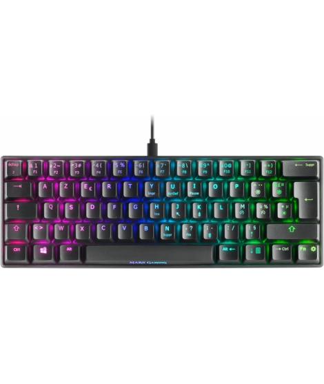Mars Gaming MKMINI Teclado Gaming - Ultra-compacto 60% - Iluminacion FULL RGB - Switches Mecanicos OUTEMU PRO - Software Persona