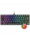Mars Gaming MKMINI Teclado Gaming - Ultra-Compacto 60% - Iluminacion RGB Chroma - Switches Mecanicos OUTEMU Pro - Software Perso