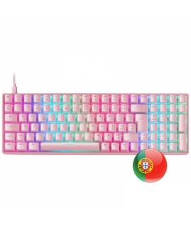 Mars Gaming MKULTRA Teclado Gaming Premium - 96% Compacto - Teclas PBT Pudding - Iluminacion RGB Chroma - Switches OUTEMU SQ - U