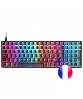 Mars Gaming MKULTRA Teclado Gaming Premium - Compacto 96% - Teclas PBT Pudding - Iluminacion FULL RGB CHROMA - Switches Mecanico